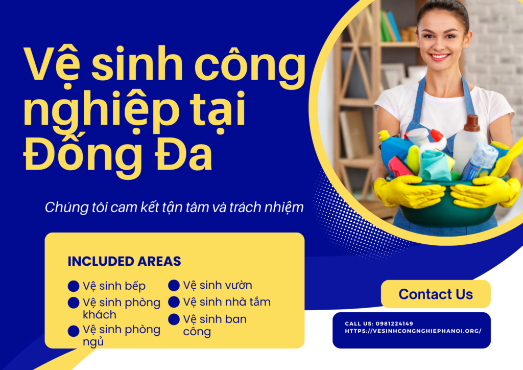 Vệ sinh công nghiệp tại quận Đống Đa