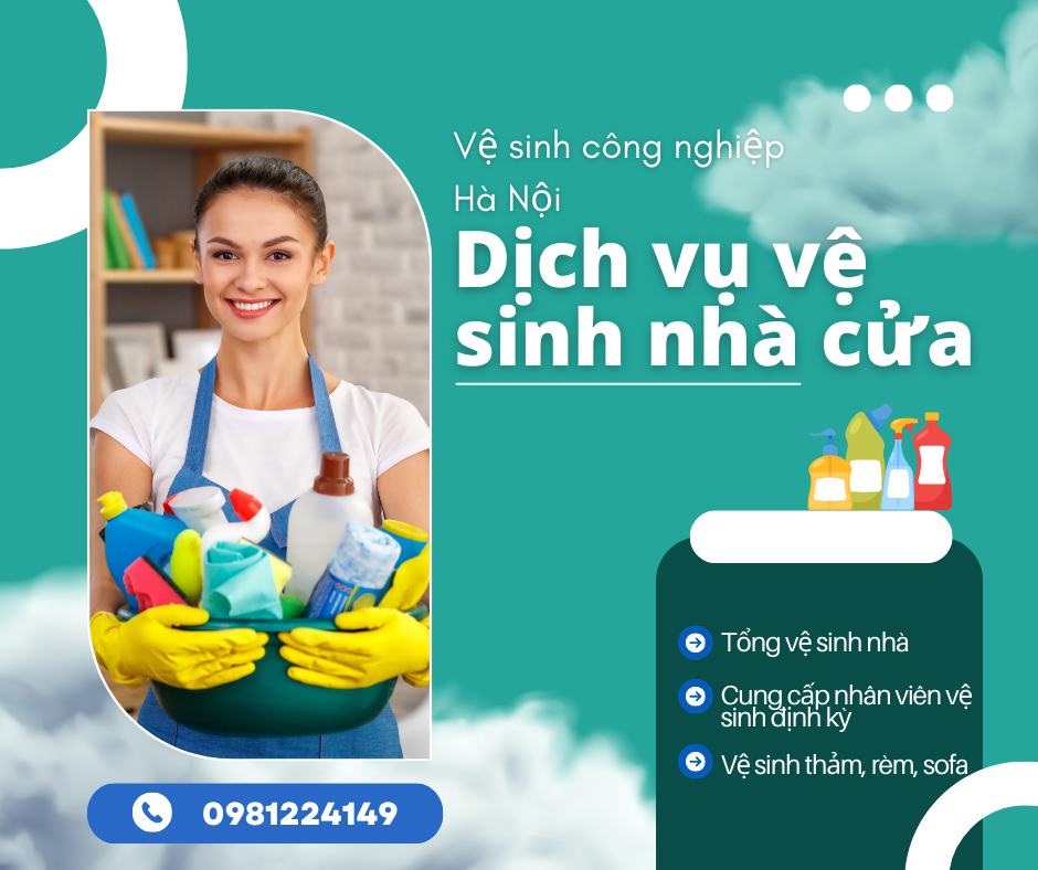 Quy trình vệ sinh nhà cửa tại Hà Nôi