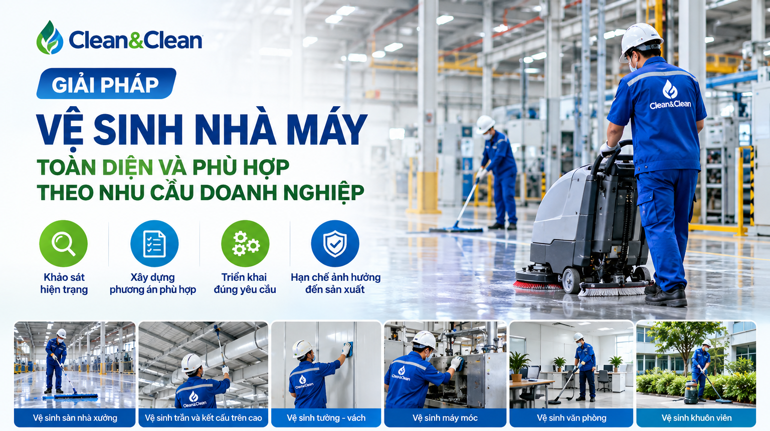 vệ sinh nhà máy