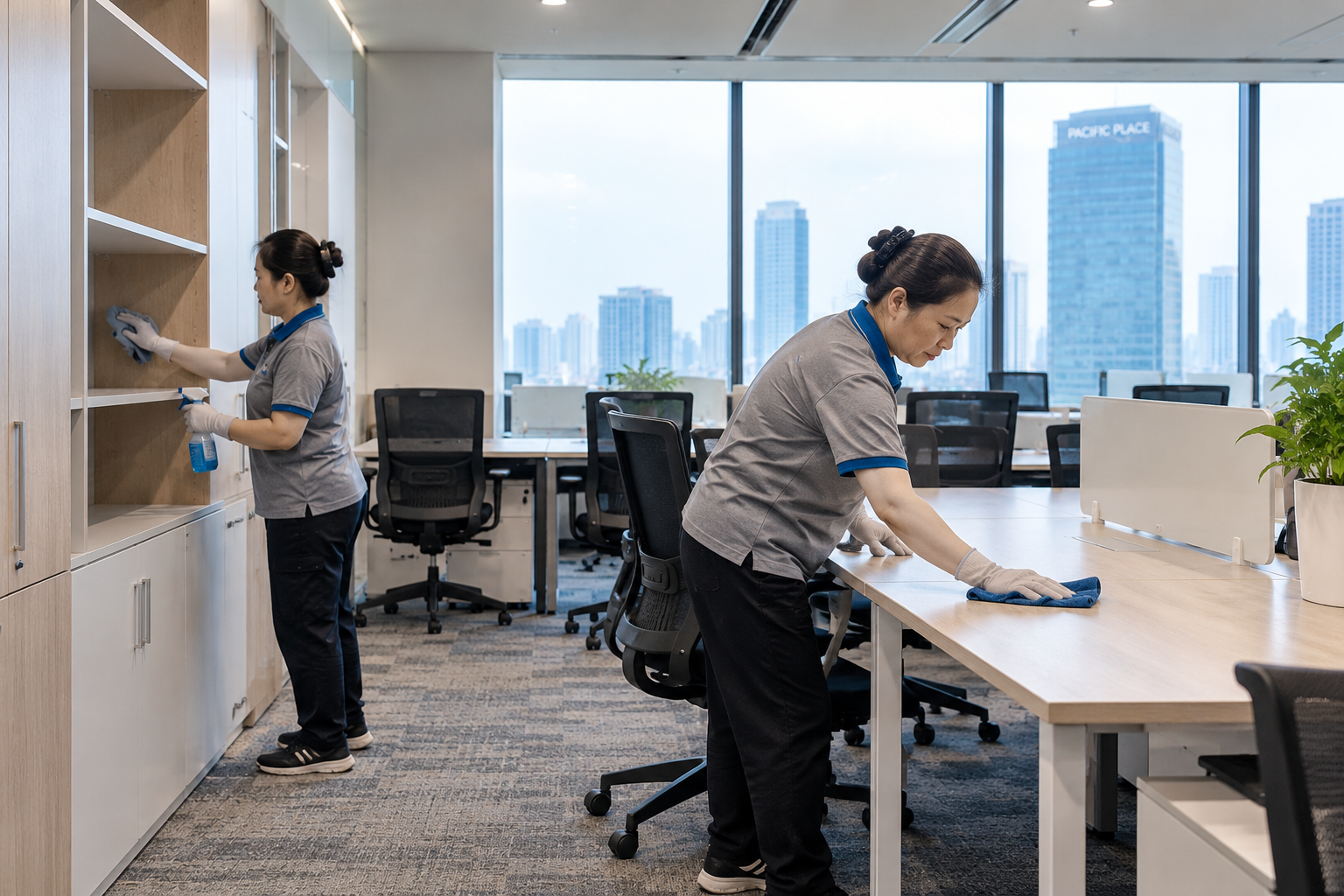 vệ sinh sau xây dựng